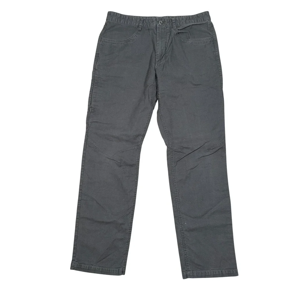 The North Face Motion Pants Mens 33x31 Articulated Knees Hiking Outdoor Gray